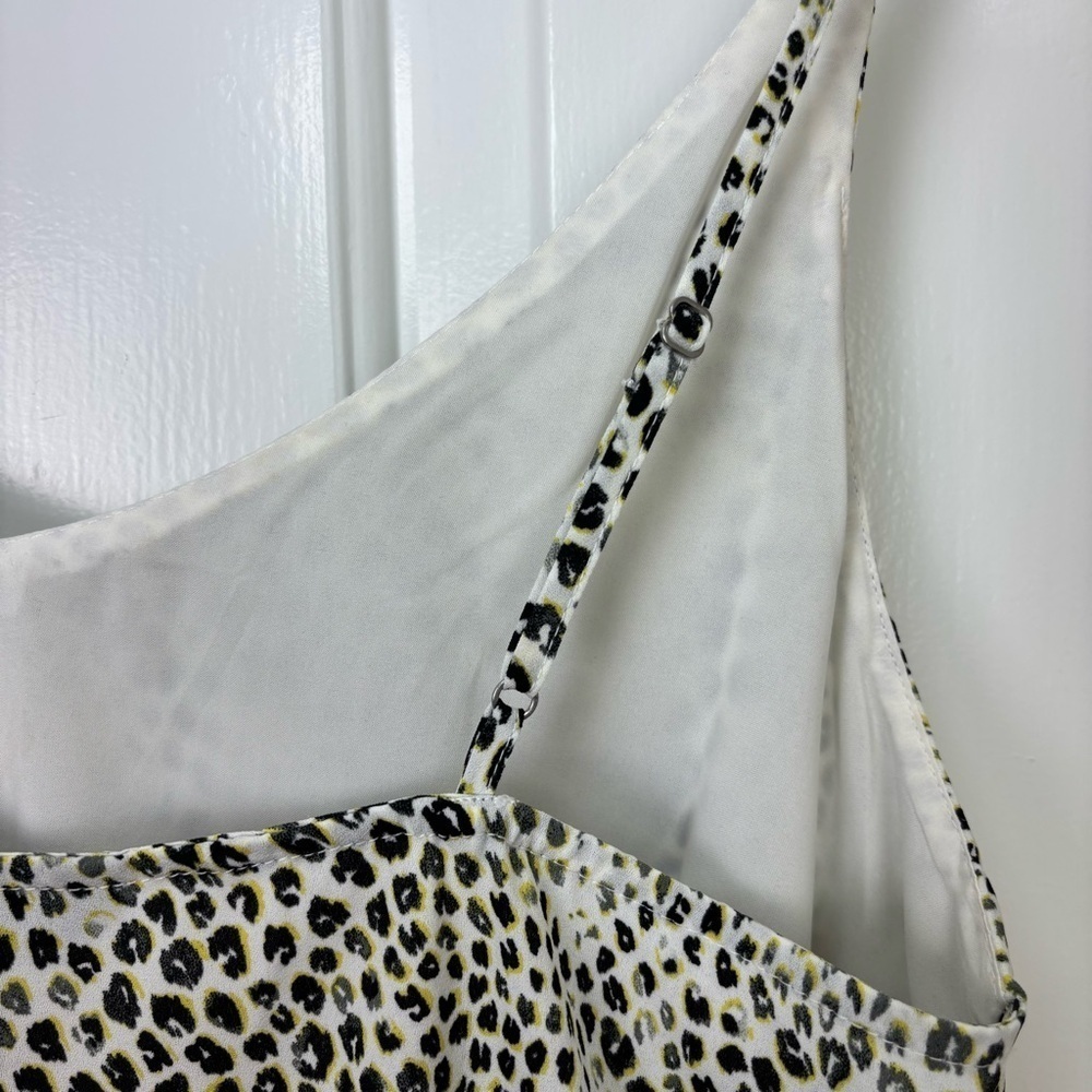 Banana Republic Animal Print Black, White and Green Tank Camisole Size Small - Picture 5 of 8